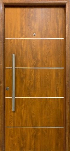 Puerta acero simil madera (Deluxe Wood)