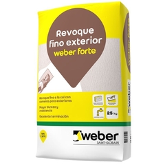 WEBER FORTE REVOQUE FINO EXTERIOR