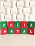 Decoração de Natal - Cubo Feliz Natal 7x7