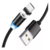 Oferta! Cable Magnético 3 En 1 Compatible iPhone - Micro Usb - Usb C -nt