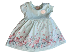 Vestido Body Milon Infantil Floral Verde Soft (ML020)