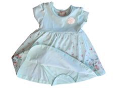 Vestido Body Milon Infantil Floral Verde Soft (ML020) - comprar online