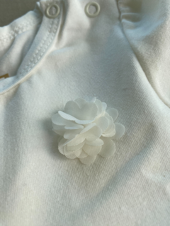 Vestido Infantil Milon Floral Off White & Vermelho - (ML019) na internet