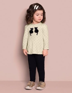 Blusa Infantil Feminina Milon Cotton Branca (ml047) - comprar online