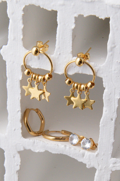 Set Acero Dorado Stars - comprar online