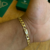 PULSEIRA GRUMET - FECHO GAVETA - (6,5MM) - BANHADA A OURO 18K - comprar online