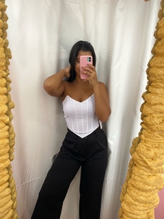 Cropped Corset na internet