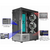 GABINETE GAMER K-MEX AL10 PAINEL VIDRO C/3FAN 120X120MM - comprar online