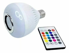 Lampada Musical Caixa Som Bluetooth Led Rgb Com Controle. - comprar online