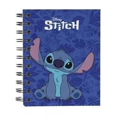 Mini Caderneta Stitch 80 Folhas Disney Novidade Caderno