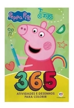 Livro Peppa Pig 365 Atividades P/ Colorir