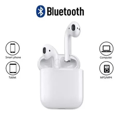 Fone De Ouvido Bluetooth Sem Fio I12 Tws Android Ios Branco - comprar online
