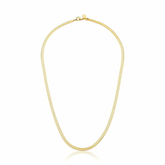 Choker em Esteira Média Banhada a Ouro - comprar online