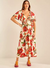 Vestido Estampado Florir Midi - Oh, Boy!