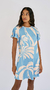 T-Shirt Dress Estampada - Zinco - comprar online