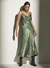 Vestido Com Detalhe Franzido No Busto Verde Ficus - Sommer - loja online