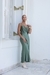 Vestido Com Detalhe Franzido No Busto Verde Ficus - Sommer