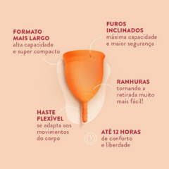Coletor menstrual korui - Arco-Íris na internet