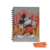 Cuaderno rayado con espiral Mooving MICKEY GRIS