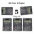 Imagem do Kit Combo Com 5 Calculadora 12Digitos Multifunção Kit c/5