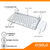 Kit Teclado e Mouse S/Fio Resistente a Agua Jogos Online - loja online