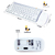 Kit Teclado e Mouse S/Fio Resistente a Agua Jogos Online