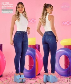 Calça jeans Skinny Moça Flor Jeans