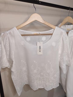 Blusa Laíse branco Tam P - comprar online