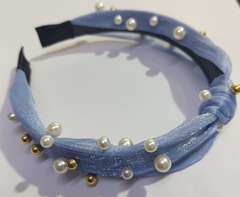 Diadema con Nudo y Perlas