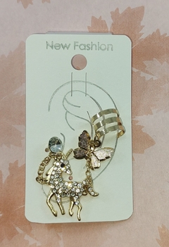 Imagen de Ear Cuff con Arete y Cadena