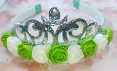 Diadema con Flores y Corona - tienda en línea