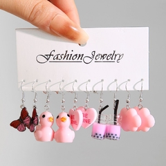 Set de Aretes Kawaii 5 pares