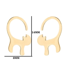 Imagen de Arete Broquel Acero Inoxidable