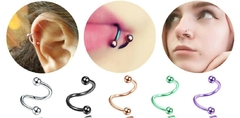 Piercing Espiral Labio Oreja