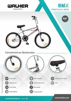 BMX FREESTYLE B8335 RODADO 20 - comprar online