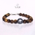 Pulseira olho de tigre com prata 925 - NOUR