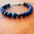 Pulseira de Olho de Tigre Azul | Prata de Lei 950 - comprar online