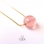 Colar Esfera Quartzo Rosa - comprar online