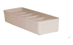 Organizador Modular Com Divisórias Creme 40,5 x 19,5 x 7,5 cm UTMAIS1910 - comprar online