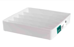 Organizador Modular com Divisórias Branco 36,5 x 36,5 x 7,55 cm UTMAIS1842