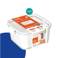 Pote slim multiuso 1.360 ml branco UTMAIS1775 - Utilita Mais - Sua loja de utilidades para facilitar o seu dia a dia