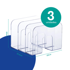 3 Organizadores Multiuso 24,5x20x10 cm UTKIT1124 - comprar online