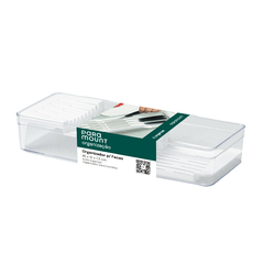 ORGANIZADOR DIAMOND P/ FACAS 40 X 15 X 7,5 CM CRISTAL