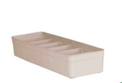 Organizador Modular Com Divisórias Creme 40,5 x 19,5 x 7,5 cm UTMAIS1910