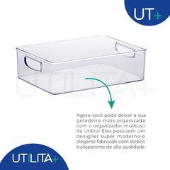 Imagem do Organizador Diamond 31x 22x 9cm - Cristal UTMAIS1071