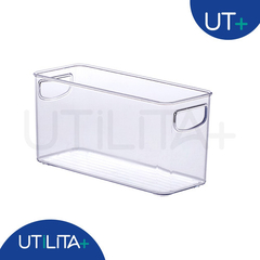 Organizador Diamond 25x 10x 13cm Cristal UTMAIS901 - Utilita Mais - Sua loja de utilidades para facilitar o seu dia a dia