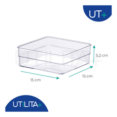 Organizador Diamond 15x 15x 5,2cm UTMAIS937 - Utilita Mais - Sua loja de utilidades para facilitar o seu dia a dia