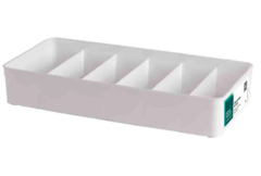 Organizador Modular Com Divisórias Branco 40,5 x 19,5 x 7,5 cm UTMAIS1843