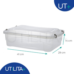 2 Pratic Box 10 Litros 41x 29x 14cm UTKIT150 na internet