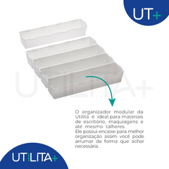 Organizador Modular Com 5 Unidades 33 x 26,5 x 4,5cm UTMAIS1062 - comprar online